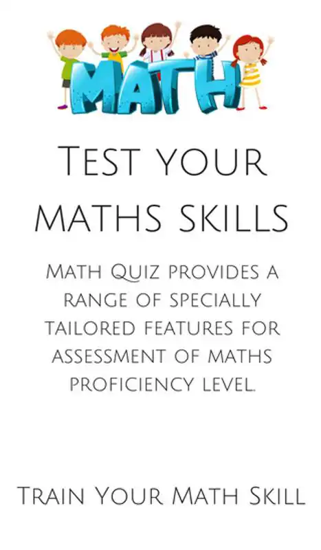 Play Mathematics Quiz - Train Your Math Skill