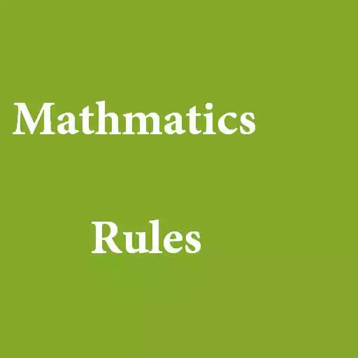 Run free android online Mathematics Rules APK Run free android online Mathematics Rules APK