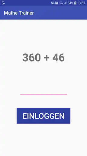 Play APK MatheTrainer  and enjoy MatheTrainer with UptoPlay com.profbit.mathetrainer