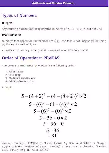 Play Math Formulas for GRE  and enjoy Math Formulas for GRE with UptoPlay