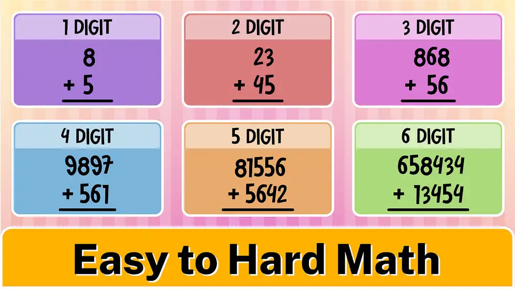 Play Math Games Easy Hard for Kids as an online game Math Games Easy Hard for Kids with UptoPlay