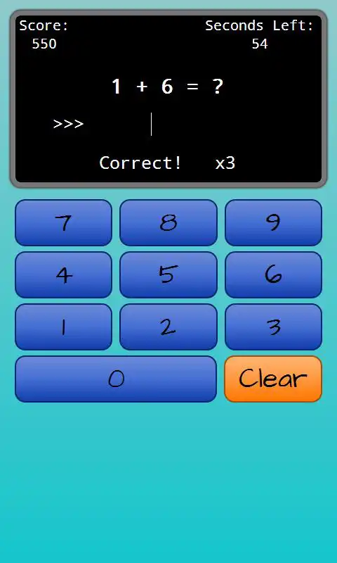 Play Math in 60 Seconds Free