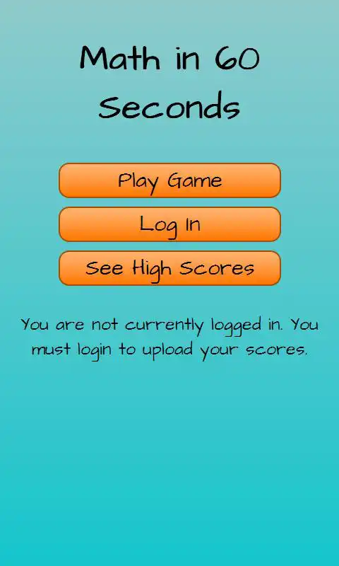 Play Math in 60 Seconds Free