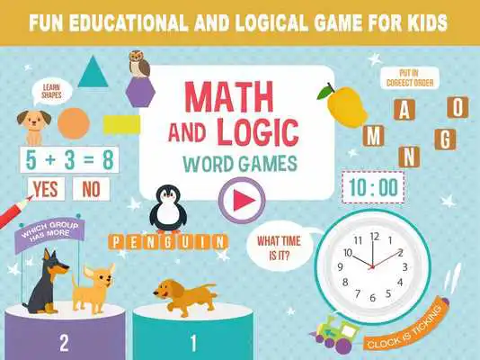 Vool Math Logic Games Math, Logic and Word Games For Kids online game with UptoPlay