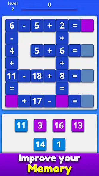 Play Math Match - Number Game as an online game Math Match - Number Game with UptoPlay