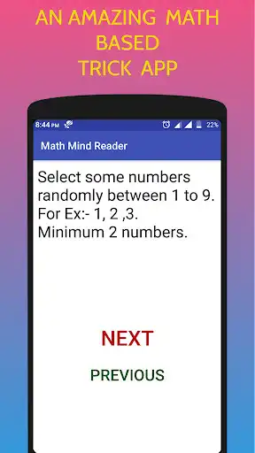 Play Math Mind Reader as an online game Math Mind Reader with UptoPlay