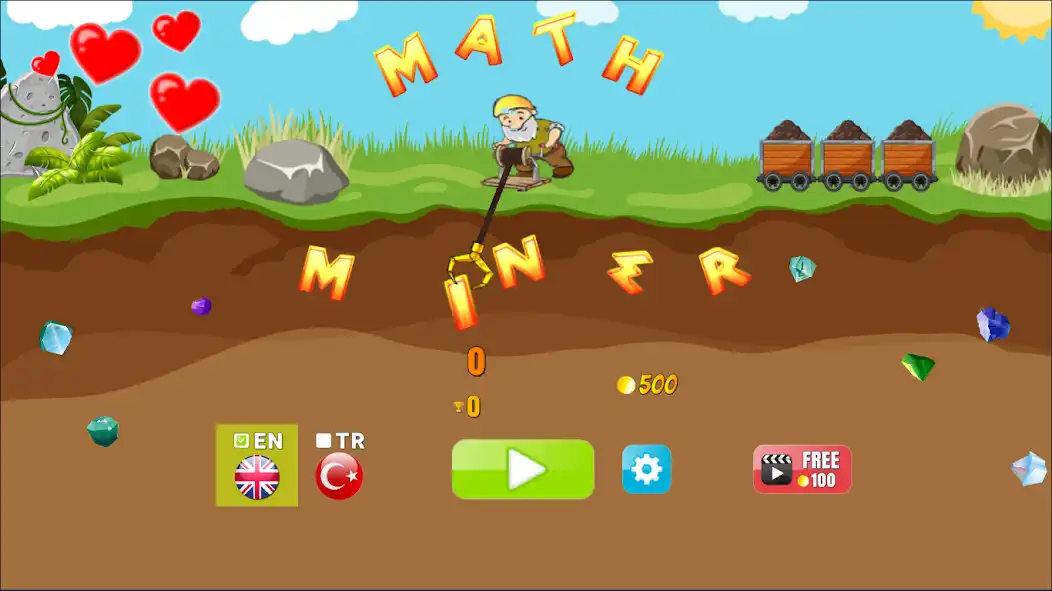 Play Math Miner  and enjoy Math Miner with UptoPlay