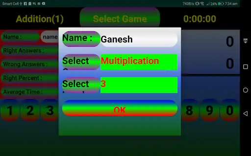 Play Math Operation Game as an online game Math Operation Game with UptoPlay