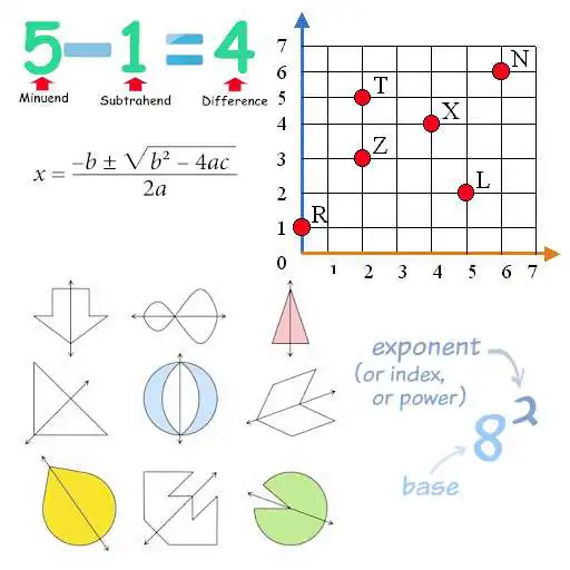 Free play online Math Picture Dictionary APK