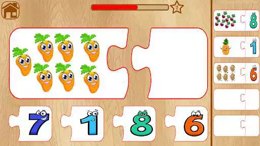 Play Math Puzzle Game for Kids- Numbers,Clock,Fraction  and enjoy Math Puzzle Game for Kids- Numbers,Clock,Fraction with UptoPlay
