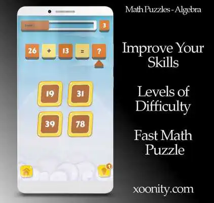 Play Math Puzzles - Algebra
