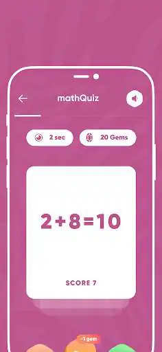 Play Math Quiz - calculation game as an online game Math Quiz - calculation game with UptoPlay