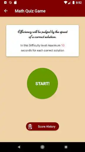 Play Math Quiz Game (Calculation) as an online game Math Quiz Game (Calculation) with UptoPlay