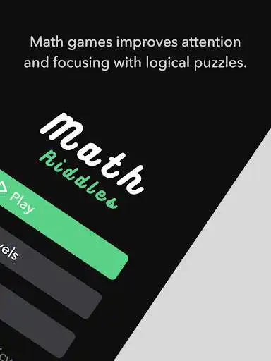 Play Math Riddles & Puzzles as an online game Math Riddles & Puzzles with UptoPlay