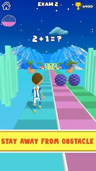 Play Math Run 3D as an online game Math Run 3D with UptoPlay