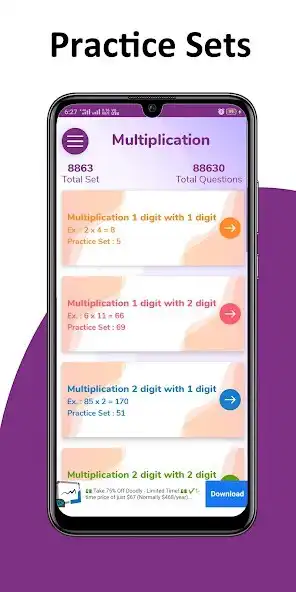 Play Mathry - Daily Maths Practice as an online game Mathry - Daily Maths Practice with UptoPlay