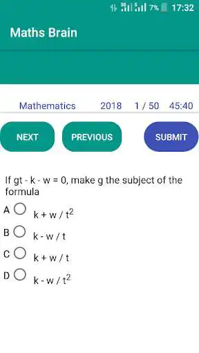 Play Maths Brain as an online game Maths Brain with UptoPlay