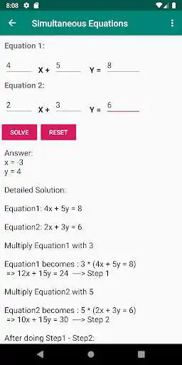 Play Maths Equation Solver as an online game Maths Equation Solver with UptoPlay