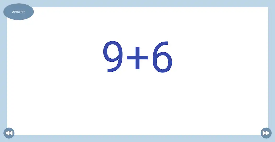 Play Maths flash card - Addition  and enjoy Maths flash card - Addition with UptoPlay