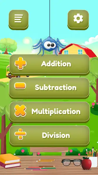 Play Math Spider as an online game Math Spider with UptoPlay