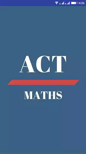 Play Maths Practice - ACT 2018 Exam  and enjoy Maths Practice - ACT 2018 Exam with UptoPlay