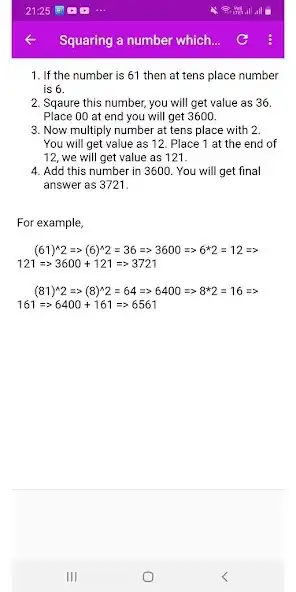 Play Maths Tricks and Formulas as an online game Maths Tricks and Formulas with UptoPlay