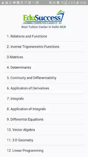 Play Maths (XII) -Notes & Chapterwise Important Que as an online game Maths (XII) -Notes & Chapterwise Important Que with UptoPlay