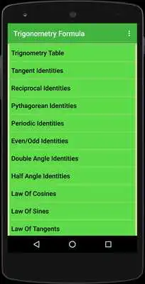Play Math Trigonometry Formula Play Math Trigonometry Formula