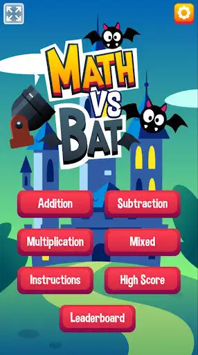 Play Math vs Bat Game Maths Learning Game as an online game Math vs Bat Game Maths Learning Game with UptoPlay