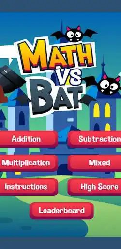 Play Math vs bat game as an online game Math vs bat game with UptoPlay