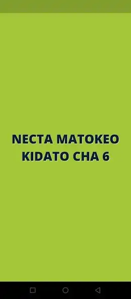 Play Matokeo kidato cha sita ACSEE  and enjoy Matokeo kidato cha sita ACSEE with UptoPlay