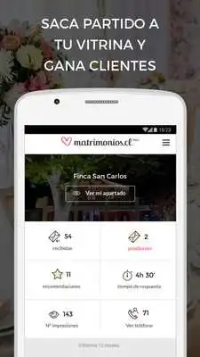 Play Matrimonios.cl para empresas