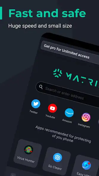 Play Matrix Browser - fast web surf  and enjoy Matrix Browser - fast web surf with UptoPlay