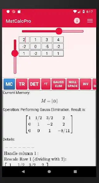 Play Matrix Calculator Pro (Matrices + details)  and enjoy Matrix Calculator Pro (Matrices + details) with UptoPlay