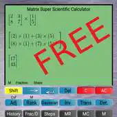 Free play online Matrix Super Scientific Calculator APK