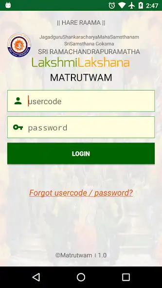Play Matrutwam - Sri RamachandrapuraMatha  and enjoy Matrutwam - Sri RamachandrapuraMatha with UptoPlay