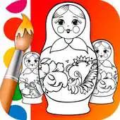 Free play online Matryoshka Coloring Book APK