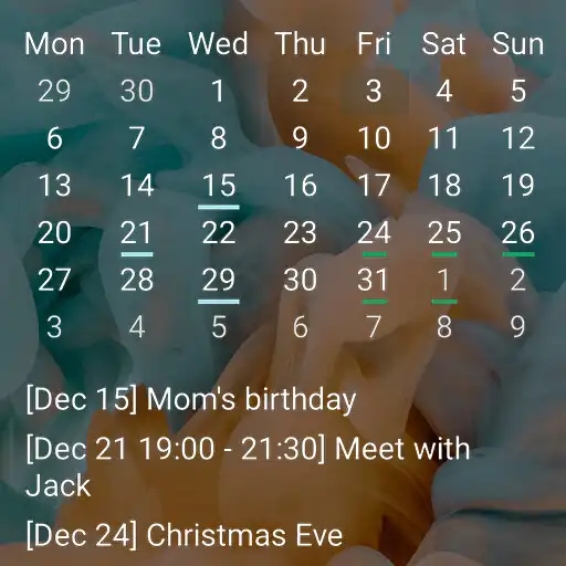 Play Mature Calendar Widget APK