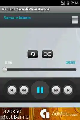 Play Maulana Zarwali Khan Bayan