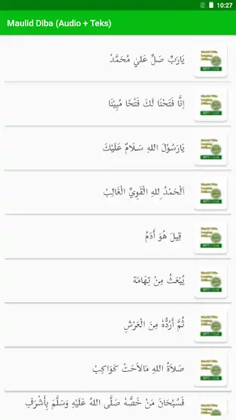 Play Maulid Diba Audio dan Teks  and enjoy Maulid Diba Audio dan Teks with UptoPlay