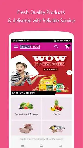 Play APK maxmaa - Online Grocery Store  and enjoy maxmaa - Online Grocery Store with UptoPlay com.maxmaa.app