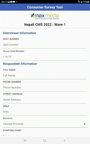 Play MaxMedia Survey as an online game MaxMedia Survey with UptoPlay