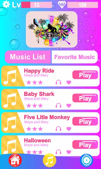 Play Maya and Mary Piano Game  and enjoy Maya and Mary Piano Game with UptoPlay