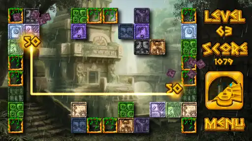 Play Mayan Secret - Matching Puzzle as an online game Mayan Secret - Matching Puzzle with UptoPlay