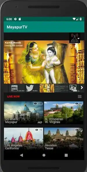 Play MayapurTV as an online game MayapurTV with UptoPlay