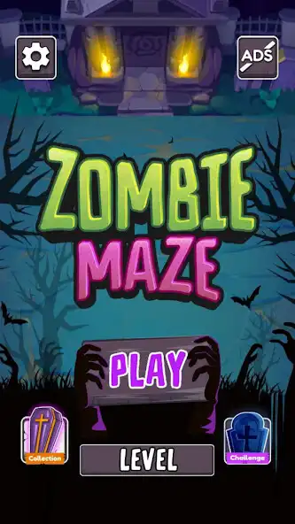 Play Maze Escape : Crazy Zombie as an online game Maze Escape : Crazy Zombie with UptoPlay