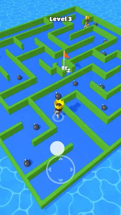Play Maze Run 3D as an online game Maze Run 3D with UptoPlay