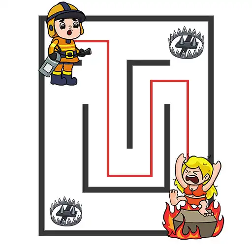 Play Maze Runner: Fire Save Rush APK