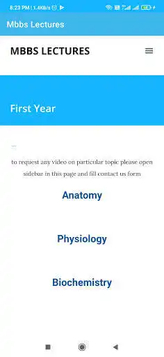 Play MBBS Lectures (completely free) as an online game MBBS Lectures (completely free) with UptoPlay