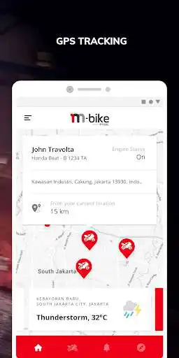Play mBike as an online game mBike with UptoPlay